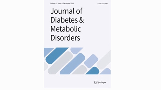 ارتقا ضریب تاثیر مجله انگلیسی Journal of Diabetes and Metabolic Disorders   